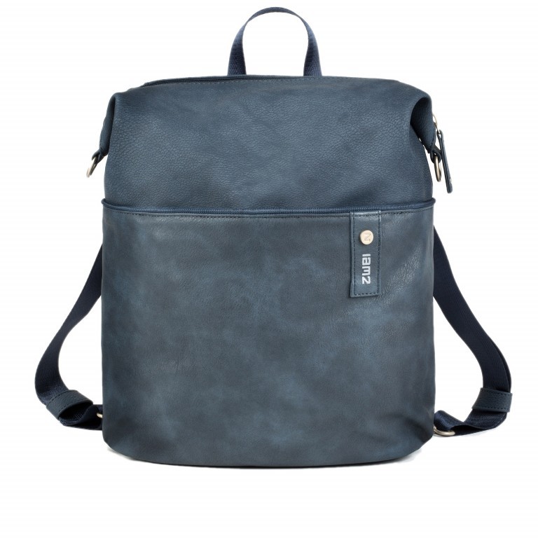 Rucksack Jana JR14 Blue, Farbe: blau/petrol, Marke: Zwei, EAN: 4250257915312, Abmessungen in cm: 30x35x10, Bild 1 von 7