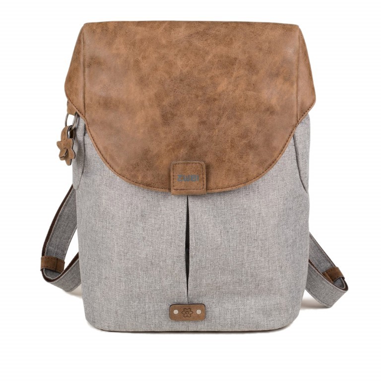 Rucksack Olli O12 Ice, Farbe: grau, Marke: Zwei, EAN: 4250257913882, Abmessungen in cm: 28x33x12, Bild 1 von 4