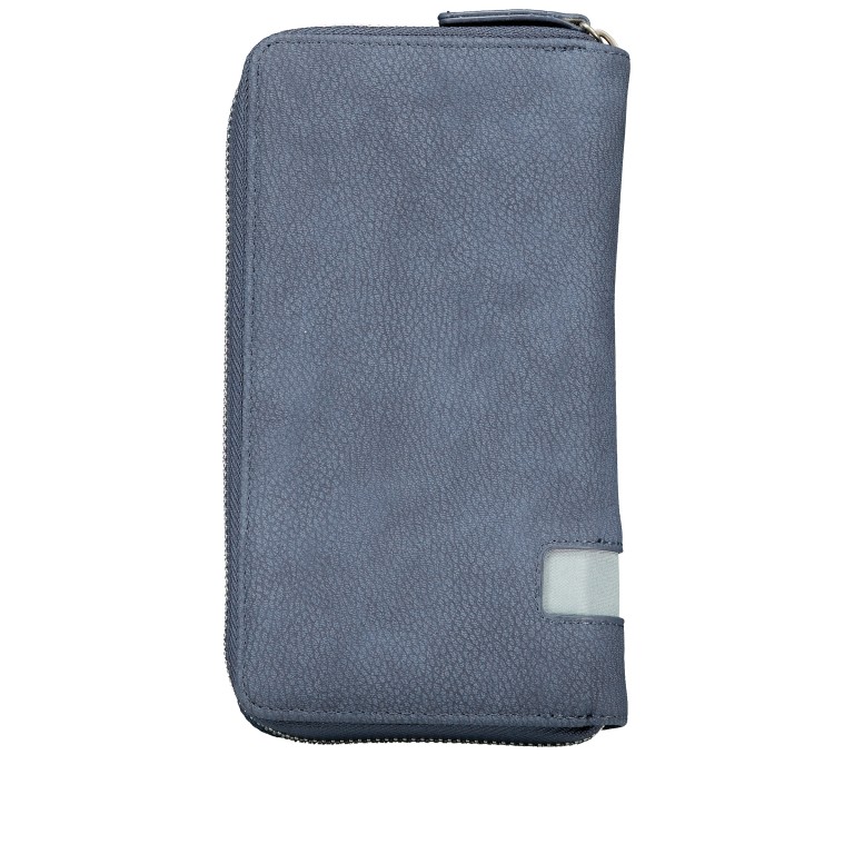 Geldbörse Mademoiselle Wallet MW2 Nubuk Blue, Farbe: blau/petrol, Marke: Zwei, EAN: 4250257916968, Abmessungen in cm: 19.5x10x3, Bild 3 von 5