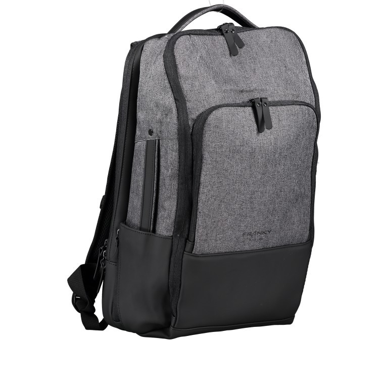 Rucksack RS41 USB-Port Anthra, Farbe: anthrazit, Marke: Franky, EAN: 4251672722219, Abmessungen in cm: 27x45x12, Bild 2 von 11