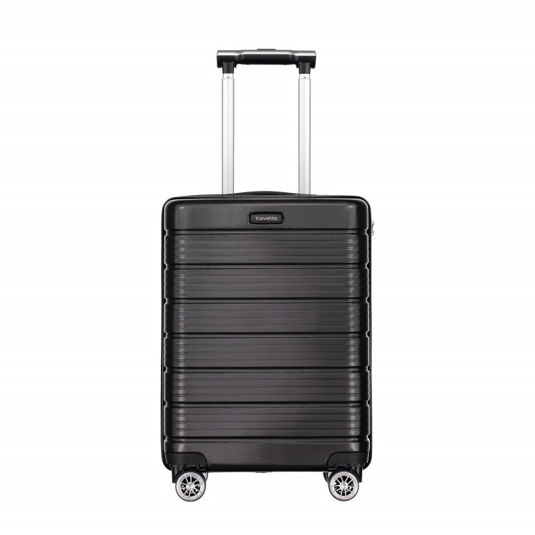 Koffer Soho Größe 55 cm Schwarz, Farbe: schwarz, Marke: Travelite, EAN: 4027002068360, Abmessungen in cm: 39x55x23, Bild 1 von 10