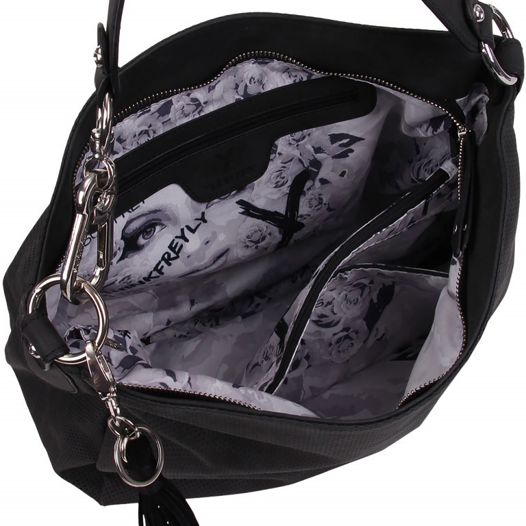 Beuteltasche Romy 11587 Black, Farbe: schwarz, Marke: Suri Frey, EAN: 4056185094750, Abmessungen in cm: 34x29x14, Bild 5 von 6