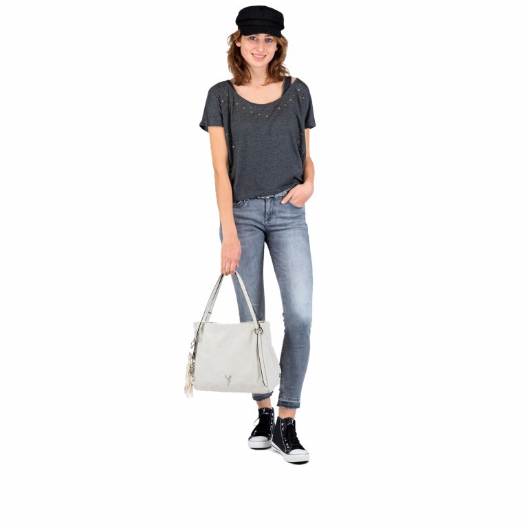 Shopper Romy 11592 Ecru, Farbe: weiß, Marke: Suri Frey, EAN: 4056185095061, Abmessungen in cm: 31x28x8, Bild 4 von 6