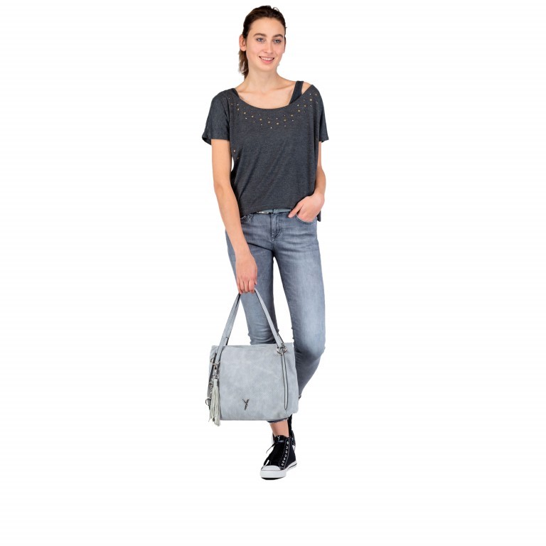 Shopper Romy 11592 Grey, Farbe: grau, Marke: Suri Frey, EAN: 4056185095108, Abmessungen in cm: 31x28x8, Bild 3 von 5