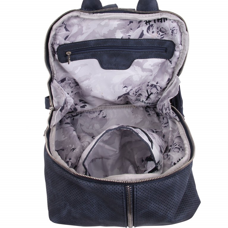 Rucksack Romy 11593 Blue, Farbe: blau/petrol, Marke: Suri Frey, EAN: 4056185095146, Abmessungen in cm: 29x26x14, Bild 5 von 6