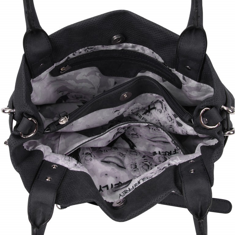 Shopper Romy 11595 Black, Farbe: schwarz, Marke: Suri Frey, EAN: 4056185095238, Abmessungen in cm: 32.5x25x12.5, Bild 5 von 9