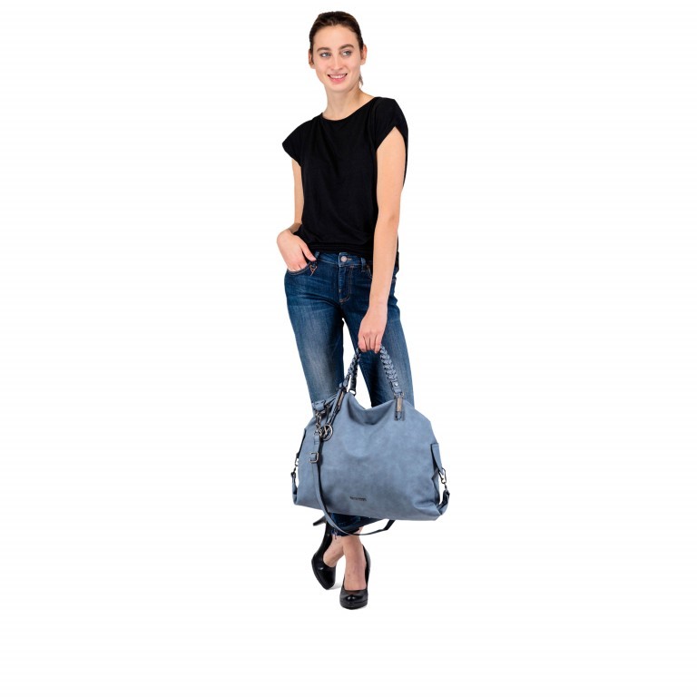 Shopper Kimberly 11754 Jeans, Farbe: blau/petrol, Marke: Suri Frey, EAN: 4056185096761, Abmessungen in cm: 46x37x9, Bild 4 von 7