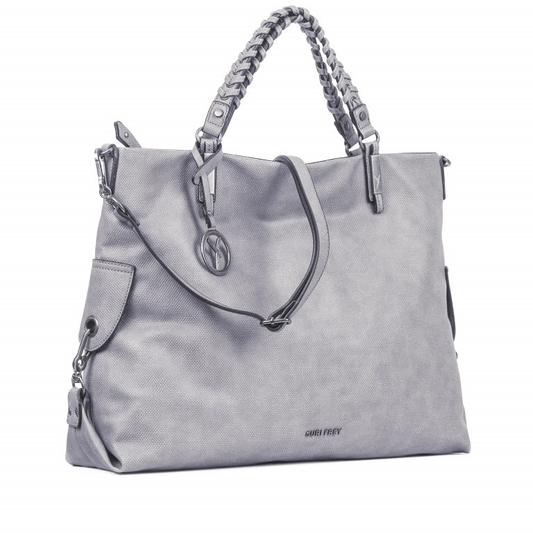 Shopper Kimberly 11754 Grey, Farbe: grau, Marke: Suri Frey, EAN: 4056185096785, Abmessungen in cm: 46x37x9, Bild 3 von 7