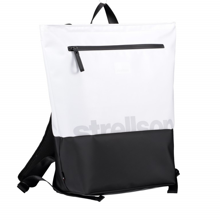 Rucksack Stockwell Backpack SVZ White, Farbe: weiß, Marke: Strellson, EAN: 4053533708611, Abmessungen in cm: 29x44x14, Bild 2 von 6