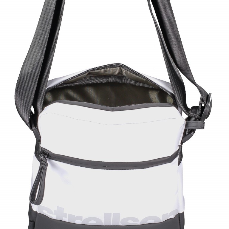 Umhängetasche Stockwell Shoulderbag SVZ SVZ White, Farbe: weiß, Marke: Strellson, EAN: 4053533708673, Abmessungen in cm: 20x24x5, Bild 4 von 6