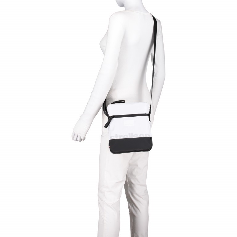 Umhängetasche Stockwell Shoulderbag SVZ SVZ White, Farbe: weiß, Marke: Strellson, EAN: 4053533708673, Abmessungen in cm: 20x24x5, Bild 6 von 6