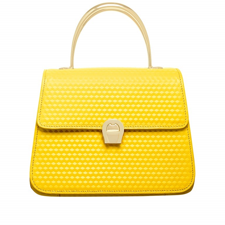 Umhängetasche Genoveva Mini Lemon Yellow, Farbe: gelb, Marke: AIGNER, EAN: 4055539226823, Abmessungen in cm: 22x17x7, Bild 1 von 5