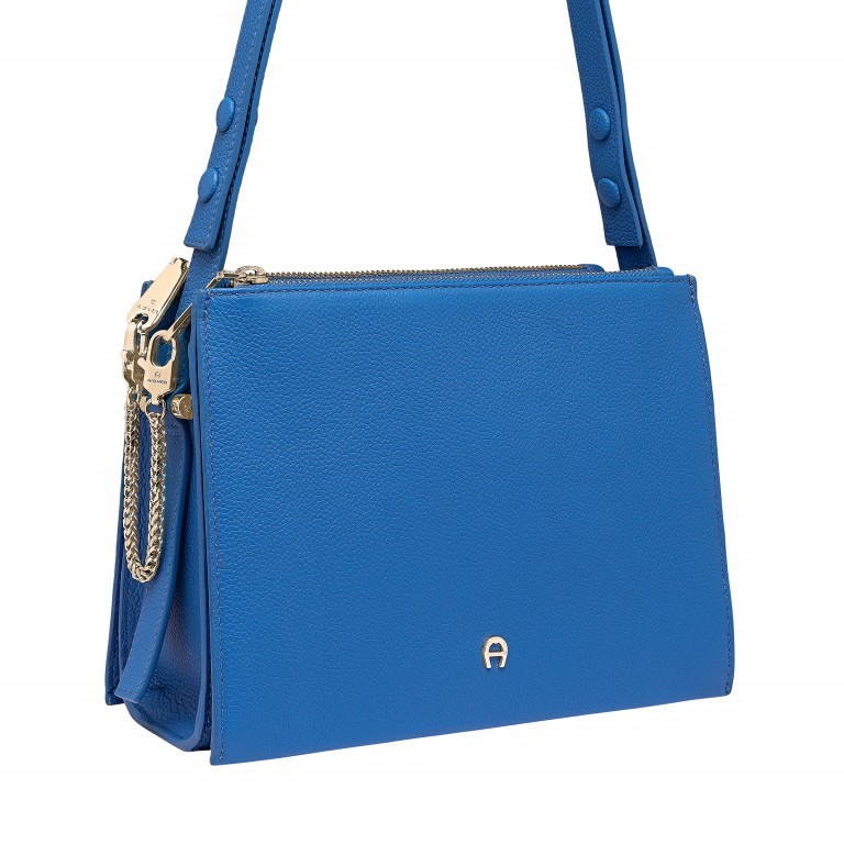 Umhängetasche Lana 135-355 Cyan Blue, Farbe: blau/petrol, Marke: AIGNER, EAN: 4055539227080, Abmessungen in cm: 24x18x9, Bild 2 von 6