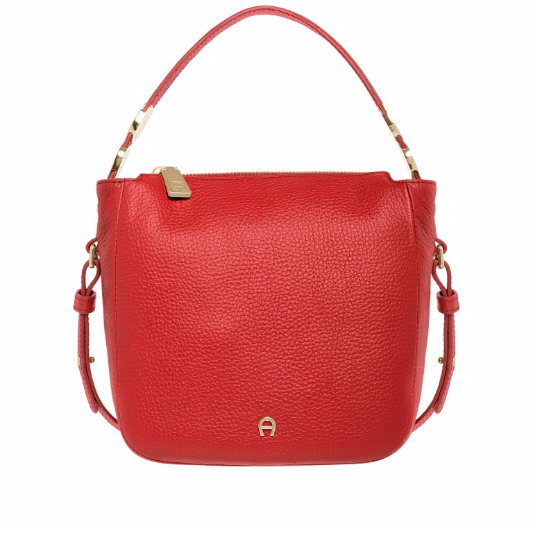 Umhängetasche Roma S 132-016 Signal Red, Farbe: rot/weinrot, Marke: AIGNER, EAN: 4055539243608, Abmessungen in cm: 20.5x21x7, Bild 1 von 5