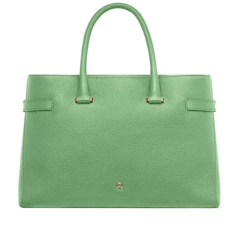 Shopper Roma M 133-495 Sage Green, Farbe: grün/oliv, Marke: AIGNER, EAN: 4055539225741, Abmessungen in cm: 34.5x24x16.5, Bild 1 von 5