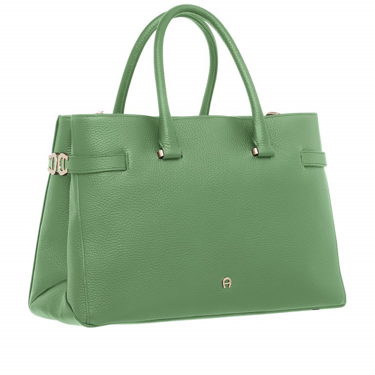 Shopper Roma M 133-495 Sage Green, Farbe: grün/oliv, Marke: AIGNER, EAN: 4055539225741, Abmessungen in cm: 34.5x24x16.5, Bild 2 von 5