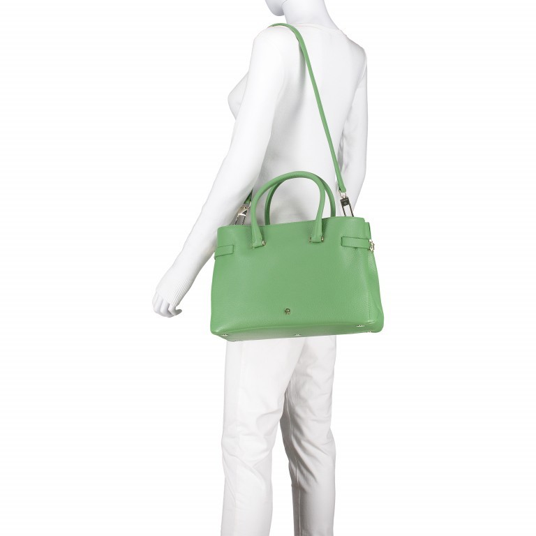 Shopper Roma M 133-495 Sage Green, Farbe: grün/oliv, Marke: AIGNER, EAN: 4055539225741, Abmessungen in cm: 34.5x24x16.5, Bild 3 von 5