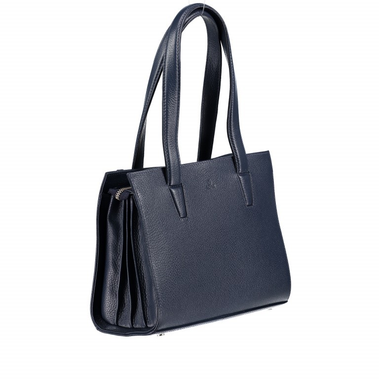 Shopper Cormorano Elea Navy, Farbe: blau/petrol, Marke: Adax, EAN: 5705483207124, Abmessungen in cm: 28.5x21x13, Bild 2 von 7