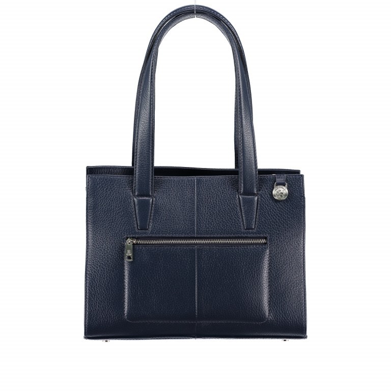 Shopper Cormorano Elea Navy, Farbe: blau/petrol, Marke: Adax, EAN: 5705483207124, Abmessungen in cm: 28.5x21x13, Bild 5 von 7