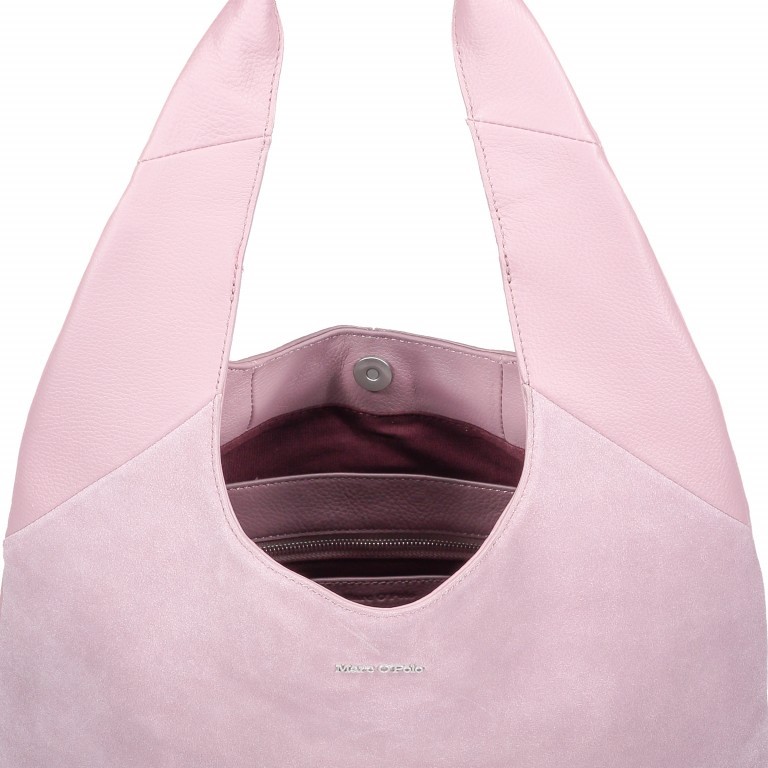 Beutel Luxury Suede Nila Muted Pink, Farbe: rosa/pink, Marke: Marc O'Polo, EAN: 4059184037438, Abmessungen in cm: 41x31x10, Bild 4 von 5