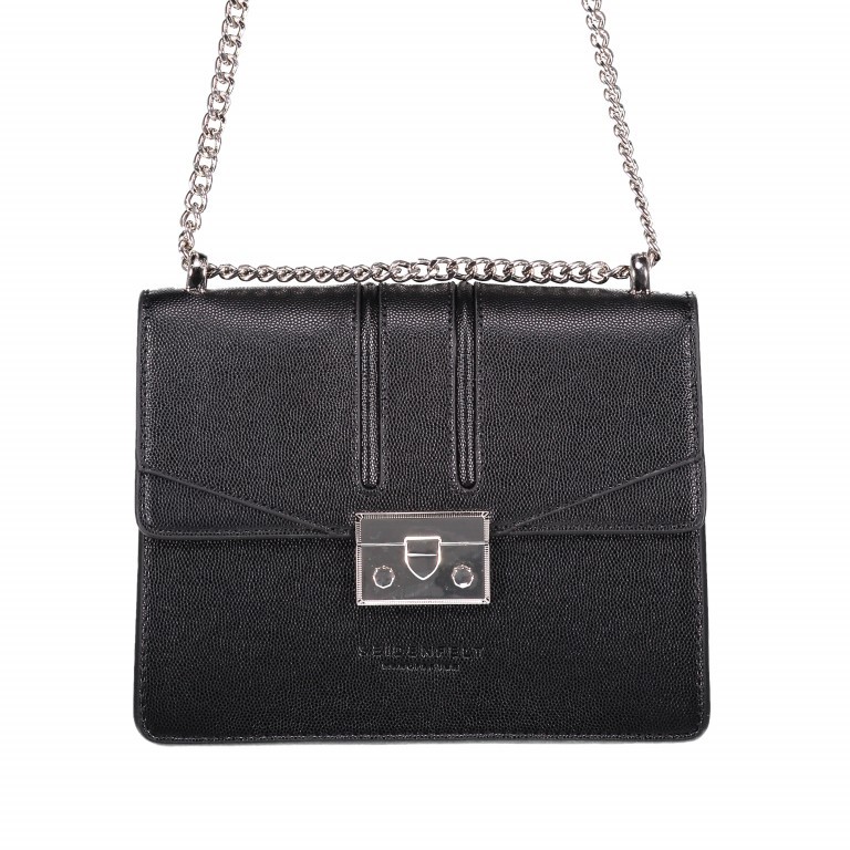 Umhängetasche Roros Black Silver, Farbe: schwarz, Marke: Seidenfelt, EAN: 4262455840600, Abmessungen in cm: 21x16.5x6.5, Bild 1 von 5