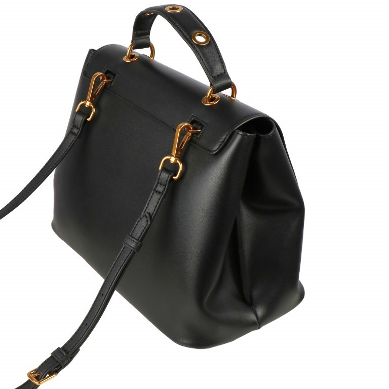 Handtasche Visby Black, Farbe: schwarz, Marke: Seidenfelt, EAN: 4251634218989, Abmessungen in cm: 30x23.5x15, Bild 4 von 5