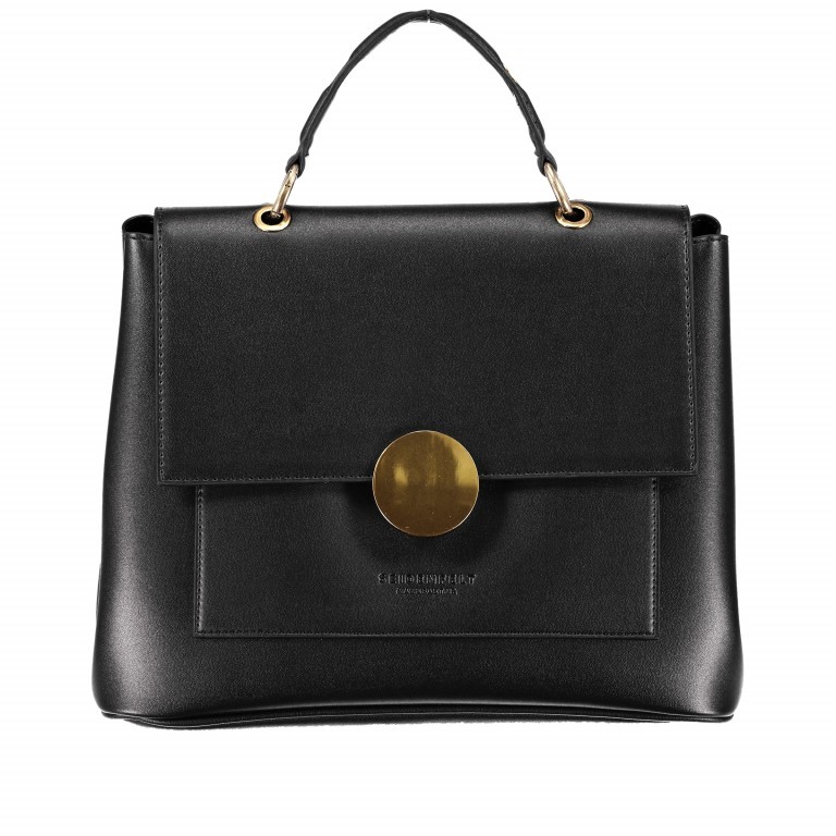 Handtasche Visby Black, Farbe: schwarz, Marke: Seidenfelt, EAN: 4251634218989, Abmessungen in cm: 30x23.5x15, Bild 1 von 5