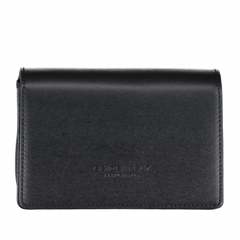 Umhängetasche Pori Black, Farbe: schwarz, Marke: Seidenfelt, EAN: 4251634219085, Abmessungen in cm: 17x11x7.5, Bild 9 von 9