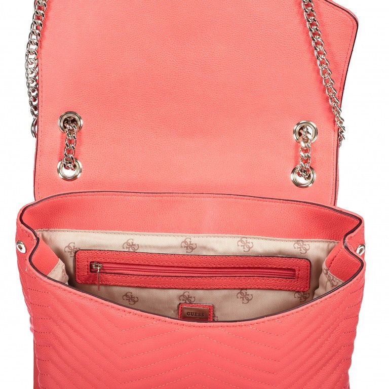 Tasche Violet Coral, Farbe: orange, Marke: Guess, EAN: 0190231227717, Abmessungen in cm: 27.5x20x10, Bild 6 von 6