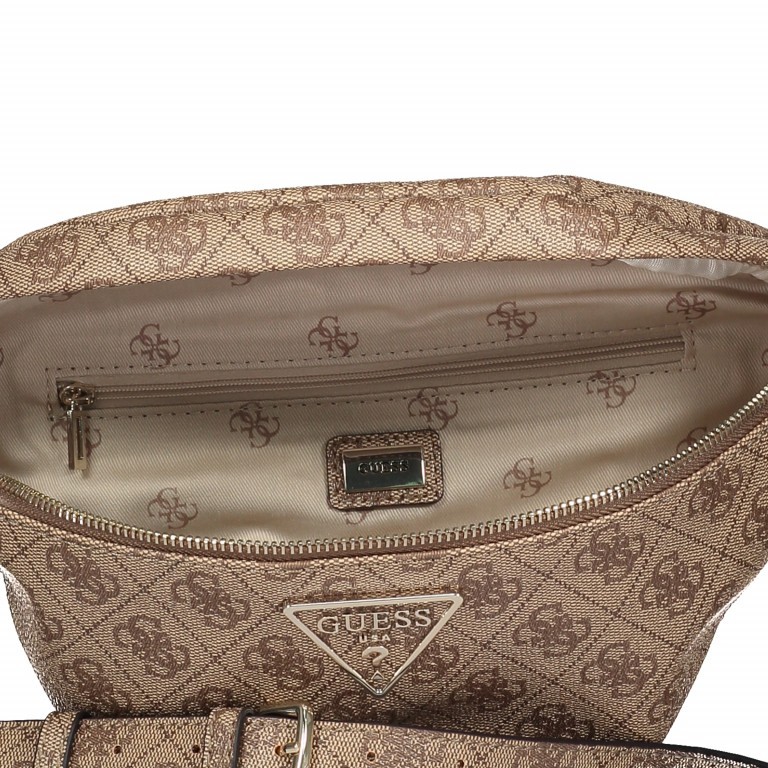 Gürteltasche Leeza Brown, Farbe: braun, Marke: Guess, EAN: 0190231228738, Abmessungen in cm: 29x14x12.5, Bild 6 von 6