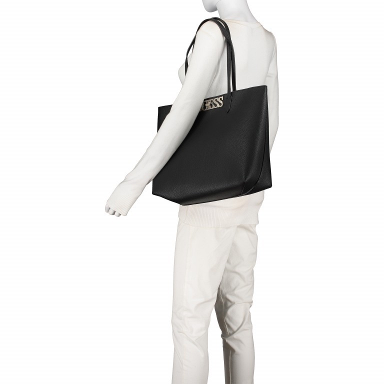 Shopper Uptown Chic Bag in Bag Black, Farbe: schwarz, Marke: Guess, EAN: 0190231229605, Abmessungen in cm: 39x30.5x11.5, Bild 4 von 13
