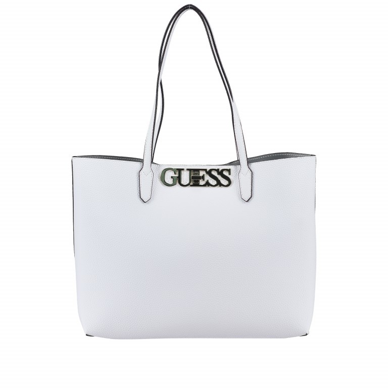 Shopper Uptown Chic Bag in Bag White, Farbe: weiß, Marke: Guess, EAN: 0190231229698, Abmessungen in cm: 39x30.5x11.5, Bild 1 von 13