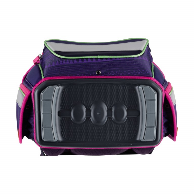 Schulranzen Genius Set 4-teilig Flower Princess, Farbe: flieder/lila, Marke: Scout, EAN: 4007953419572, Abmessungen in cm: 31x29x22, Bild 5 von 10