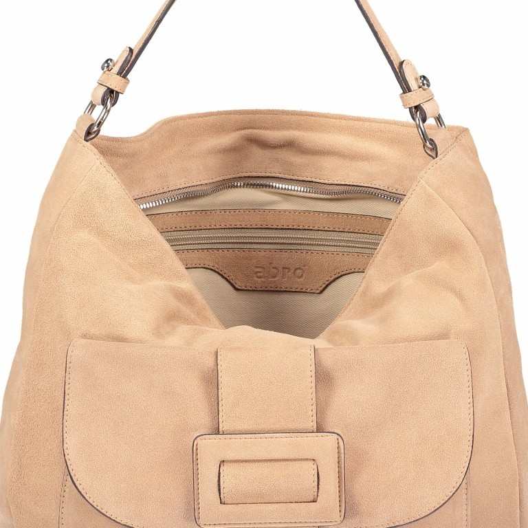 Tasche Suede Natural, Farbe: cognac, Marke: Abro, EAN: 4061724053334, Abmessungen in cm: 32x32x10, Bild 8 von 8