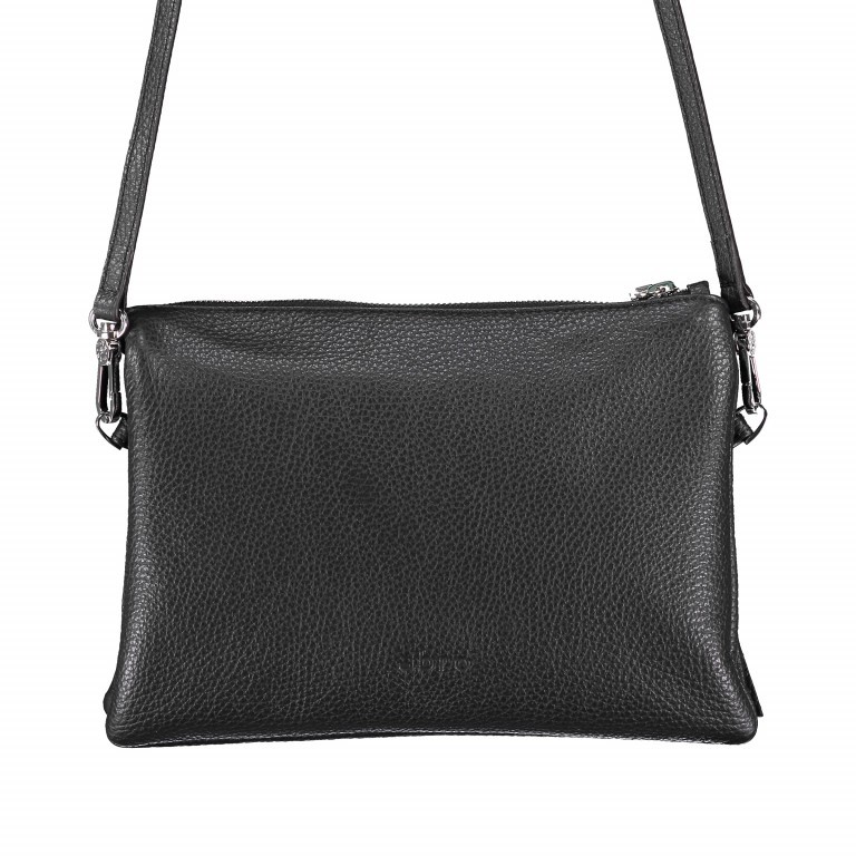 Schultertasche Adria Black Nickel, Farbe: schwarz, Marke: Abro, EAN: 4061724059565, Abmessungen in cm: 25x18x5, Bild 5 von 5