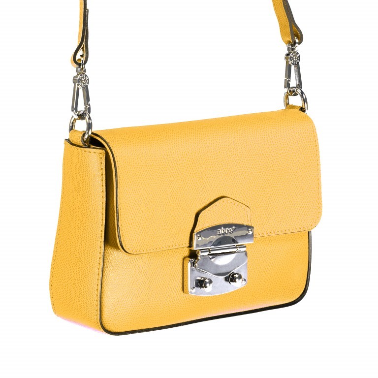 Schultertasche Pamellato Yellow, Farbe: gelb, Marke: Abro, EAN: 4061724040525, Abmessungen in cm: 21x14x5.5, Bild 2 von 4