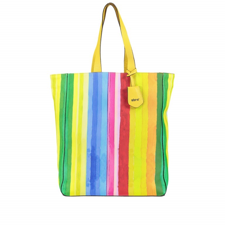 Shopper Stripe Multicolor Yellow, Farbe: bunt, Marke: Abro, EAN: 4061724038089, Abmessungen in cm: 32.5x38x13, Bild 1 von 6
