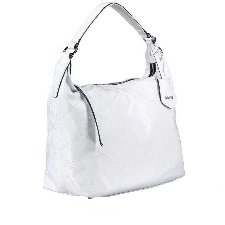 Tasche Nappa White Whitegold, Farbe: weiß, Marke: Abro, EAN: 4061724032537, Abmessungen in cm: 30x26x13, Bild 2 von 7