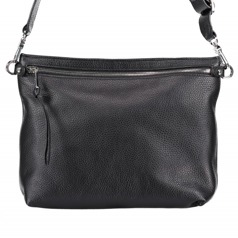 Schultertasche Adria Black Nickel, Farbe: schwarz, Marke: Abro, EAN: 4061724222112, Abmessungen in cm: 30x23x10, Bild 1 von 6