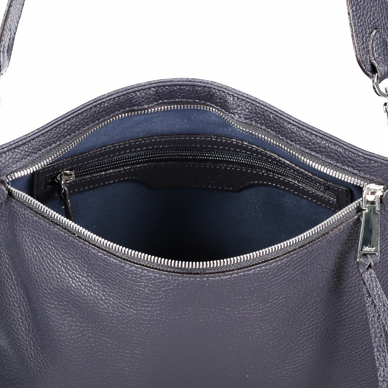 Schultertasche Adria Navy, Farbe: blau/petrol, Marke: Abro, EAN: 4061724222129, Abmessungen in cm: 30x23x10, Bild 6 von 6