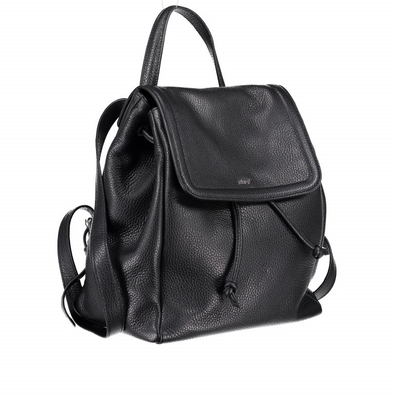 Rucksack Adria Black Nickel, Farbe: schwarz, Marke: Abro, EAN: 4061724041188, Abmessungen in cm: 25x29x16, Bild 2 von 6