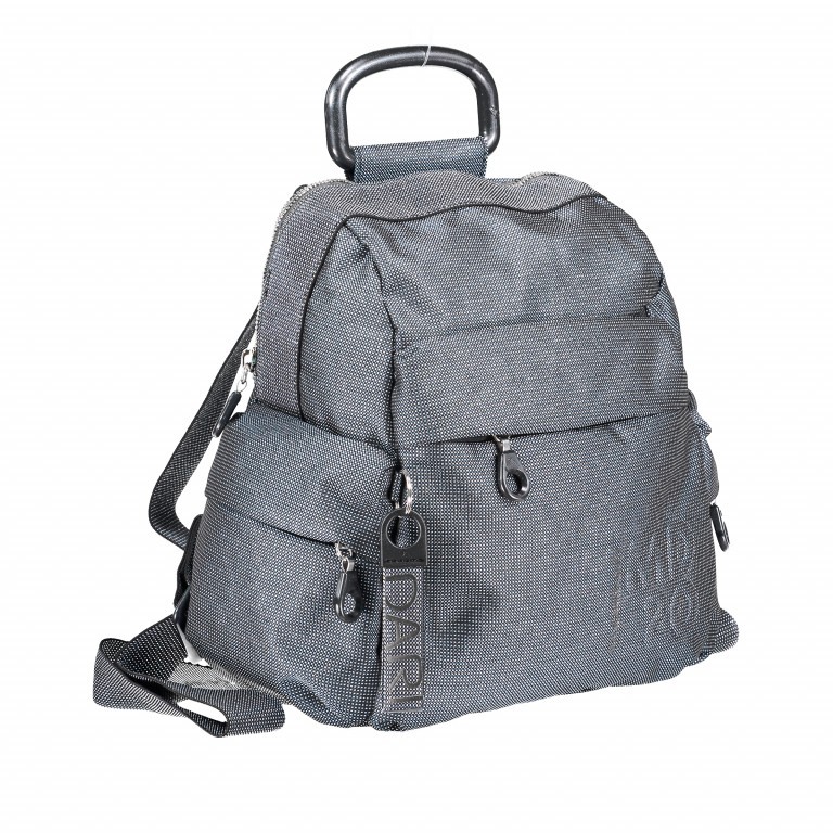 Rucksack MD20 QMTT1 Titanium, Farbe: anthrazit, Marke: Mandarina Duck, EAN: 8032803690210, Abmessungen in cm: 23.5x28x12, Bild 2 von 10