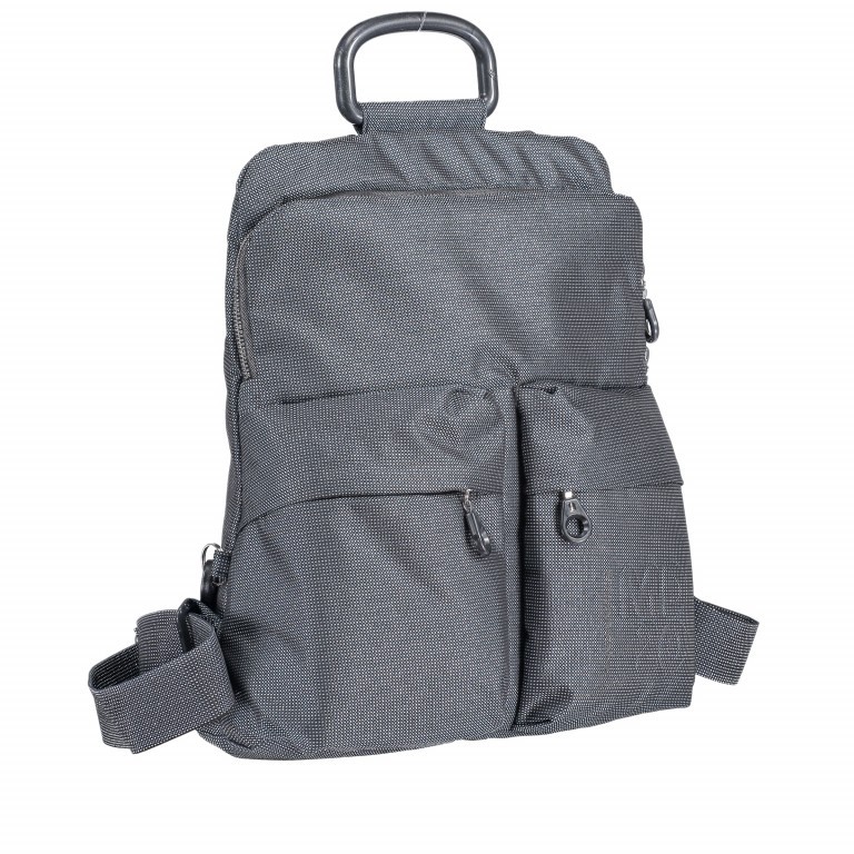 Rucksack MD20 QMTZ4 Titanium, Farbe: anthrazit, Marke: Mandarina Duck, EAN: 8032803690357, Abmessungen in cm: 28x34x11, Bild 2 von 8