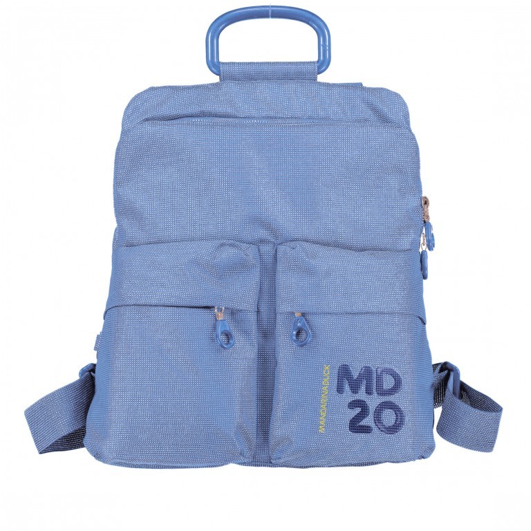Rucksack MD20 QMTZ4 Colony Blue, Farbe: grün/oliv, Marke: Mandarina Duck, EAN: 8032803690609, Abmessungen in cm: 28x34x11, Bild 1 von 7
