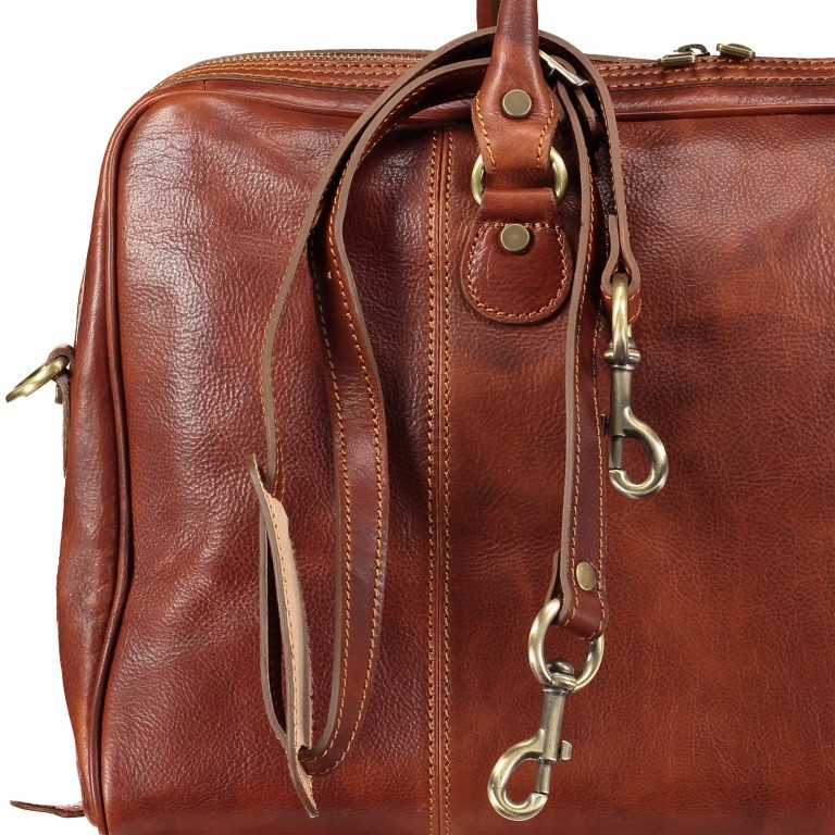 Reisetasche Größe XS Braun, Farbe: braun, Marke: Hausfelder Manufaktur, EAN: 4065646000643, Bild 7 von 7