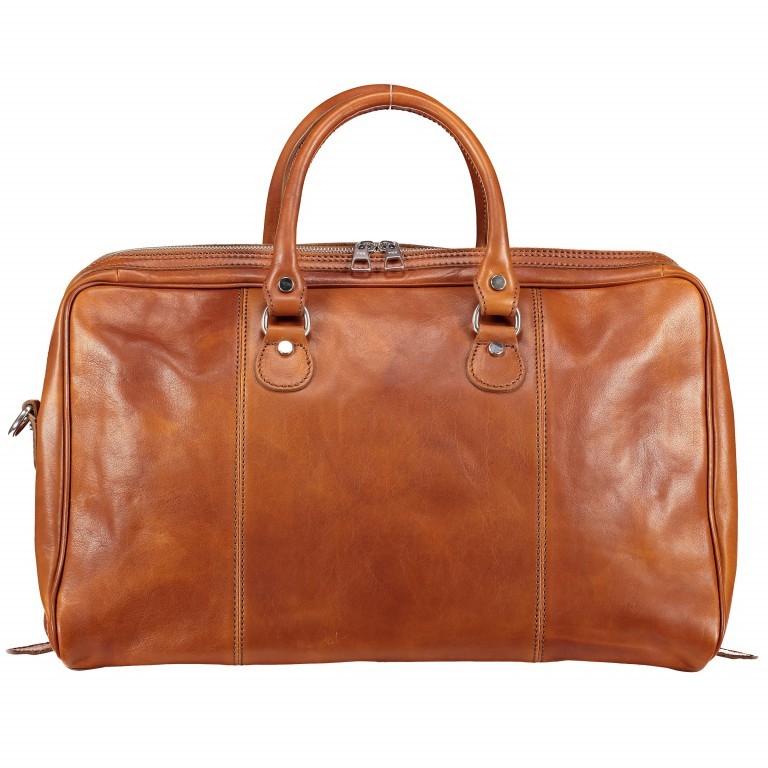 Reisetasche Größe XS Cognac, Farbe: cognac, Marke: Hausfelder Manufaktur, EAN: 4065646000650, Bild 1 von 7