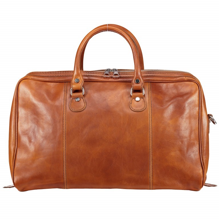 Reisetasche Größe XS Cognac, Farbe: cognac, Marke: Hausfelder Manufaktur, EAN: 4065646000650, Bild 3 von 7