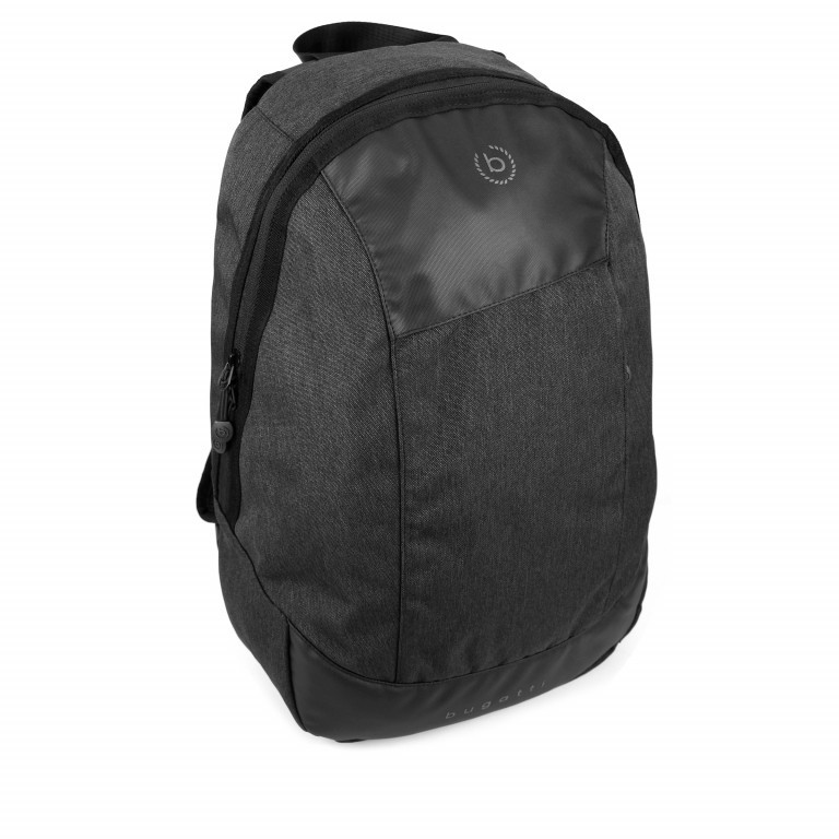 Rucksack Universum Schwarz, Farbe: anthrazit, Marke: Bugatti, EAN: 4250060356265, Abmessungen in cm: 28x44.5x12.5, Bild 1 von 2