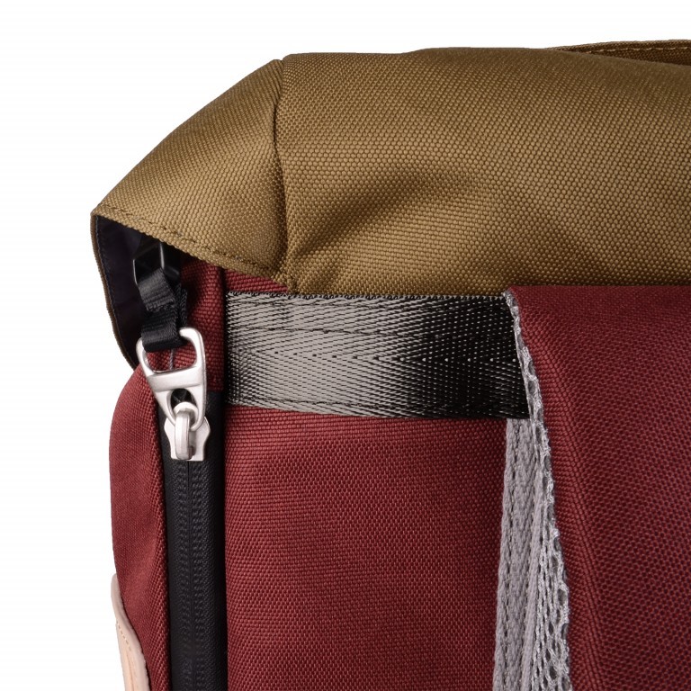 Rucksack Colorado Volumen 21 Liter Wine Khaki, Farbe: rot/weinrot, Marke: Doughnut, EAN: 4897065904086, Abmessungen in cm: 28x47x15, Bild 10 von 11