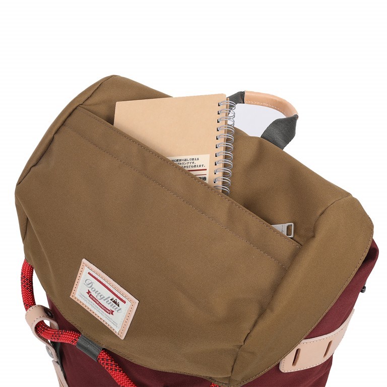 Rucksack Colorado Volumen 21 Liter Wine Khaki, Farbe: rot/weinrot, Marke: Doughnut, EAN: 4897065904086, Abmessungen in cm: 28x47x15, Bild 7 von 11